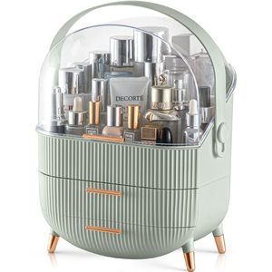 Makeup Organizer,skincare Organizer With 2 Drawers And Transparent🐣